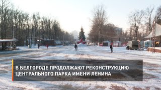 В Белгороде продолжают реконструкцию Центрального парка имени Ленина