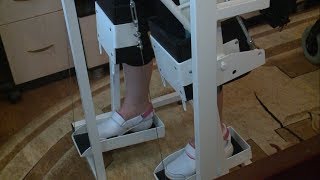 После аварии белгородка снова учится ходить