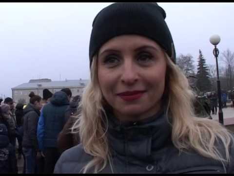 Торжественный парад в Валуйках 