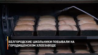 Белгородские школьники побывали на Городищенском хлебзаводе
