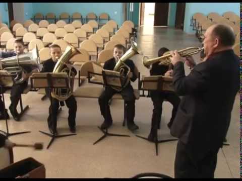 Детский духовой оркестр в Васильдоле 