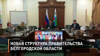 Новая структура правительства Белгородской области