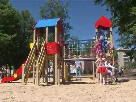 Первая в Белгороде инклюзивная детская площадка