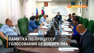 Памятка по процессу голосования от избиркома 