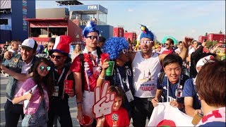 Эмоции футбольных болельщиков на чемпионате мира