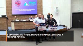 В Старом Осколе отметили премиями лучших боксёров и тренеров региона