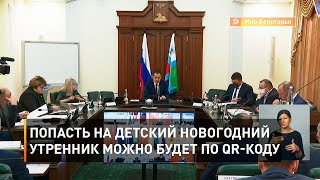 Попасть на детский новогодний утренник можно будет по QR-коду