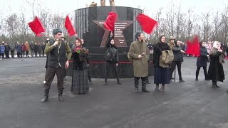 В Новом Осколе открылся уникальный памятник фронтовикам