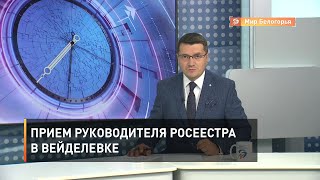 Прием руководителя Росеестра в Вейделевке
