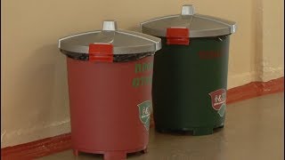 В старооскольских школах приучают к раздельному сбору мусора