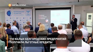 110 малых белгородских предприятий получили льготные кредиты