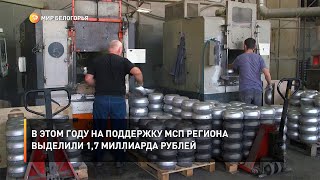 В этом году на поддержку МСП региона выделили 1,7 миллиарда рублей