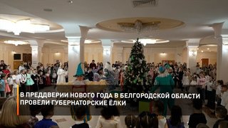 В преддверии нового года в Белгородской области провели губернаторские ёлки