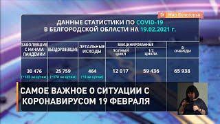 Самое важное о ситуации с коронавирусом 19 февраля
