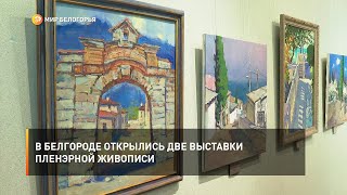 В Белгороде открылись две выставки пленэрной живописи