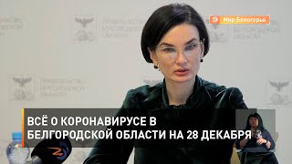 Всё о коронавирусе в Белгородской области на 28 декабря