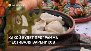 Какой будет программа фестиваля вареников 