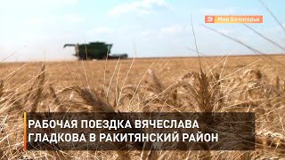 Рабочая поездка Вячеслава Гладкова в Ракитянский район