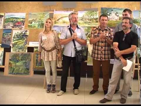 Международный пленэр в Новом Осколе 	завершился вернисажем