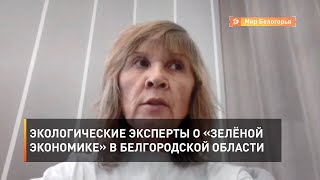 Экологические эксперты о «зелёной экономике» в Белгородской области
