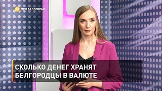 Сколько денег хранят белгородцы в валюте