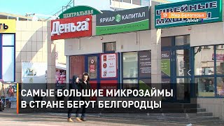 Самые большие микрозаймы в стране берут белгородцы