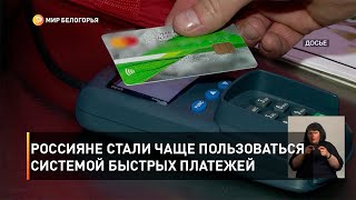 Россияне стали чаще пользоваться системой быстрых платежей