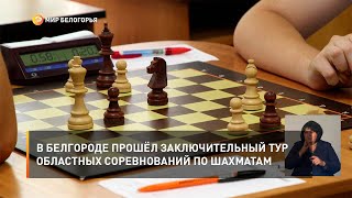 В Белгороде прошёл заключительный тур областных соревнований по шахматам