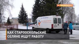 Как старооскольские селяне ищут работу 