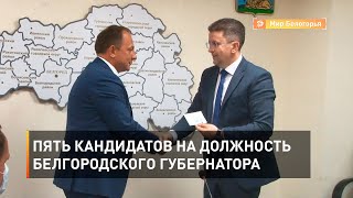 Пять кандидатов на должность белгородского губернатора 