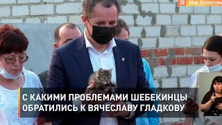 С какими проблемами шебекинцы обратились к Вячеславу Гладкову