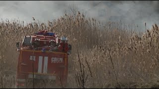 Пожарные учения службы 112