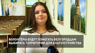 Волонтёры будут помогать белгородцам выбирать территории для благоустройства