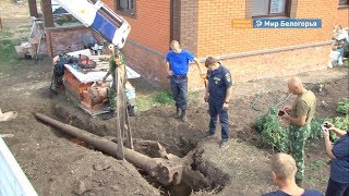 Белгородец нашел немецкую пушку на своем участке