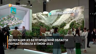 Делегация из Белгородской области поучаствовала в ПМЭФ-2023