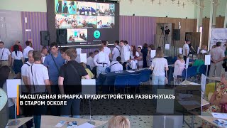 Масштабная ярмарка трудоустройства развернулась в Старом Осколе
