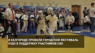 В Белгороде провели городской фестиваль кудо в поддержку участников СВО
