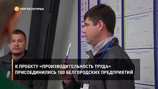 К проекту «Производительность труда» присоединились почти 100 белгородских предприятий