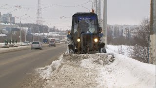 За сутки в Белгороде вывезли 1 100 кубометров снега