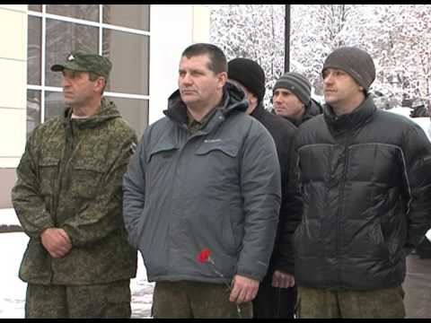 Передача останков солдата 