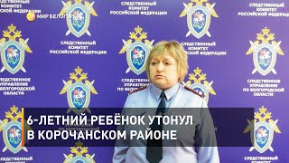 6-летний ребёнок утонул в Корочанском районе 