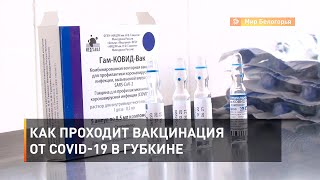Как проходит вакцинация от COVID-19 в Губкине 