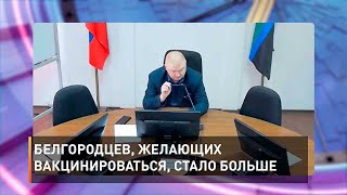 Белгородцев, желающих вакцинироваться, стало больше
