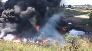 Серьезный пожар под Валуйками